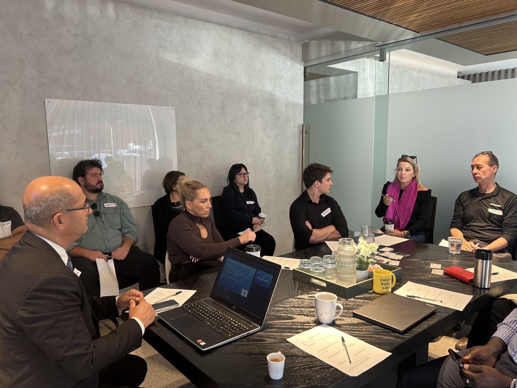 Guests joining a B2B Referral Partners meeting