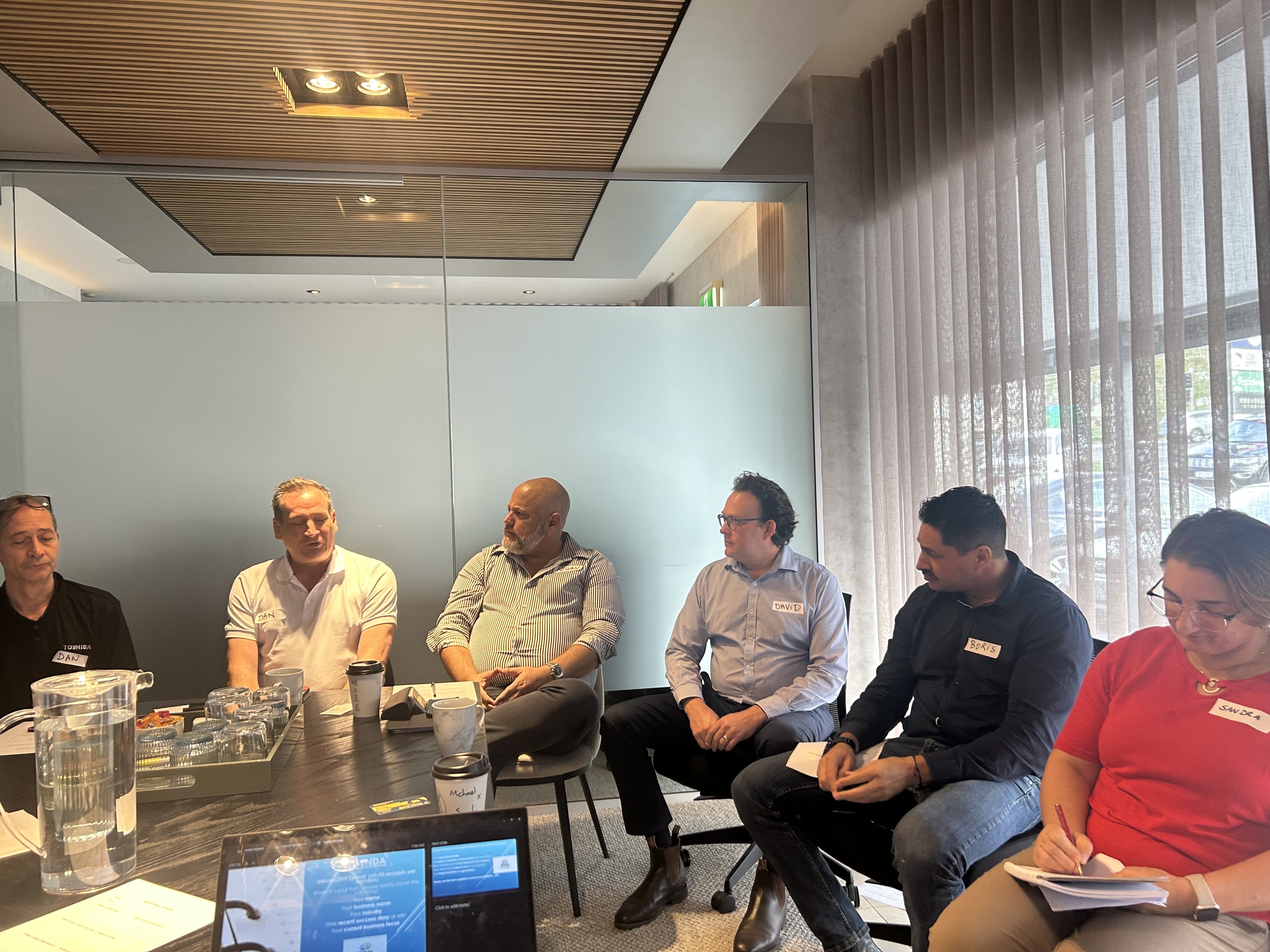 Members networking at a B2B Referral Partners meeting